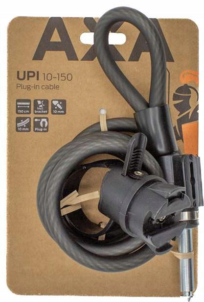 Bicycle cable AXA UPI 10/150 Plug-in Block XXL Packaging status original
