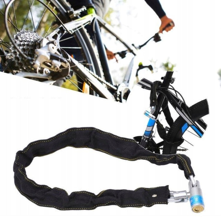 Bicycle cable clasp THICK HEAVY CHAIN KEY 90cm Manufacturer code motocykla motoru roweru kłódka lasso MOCNE