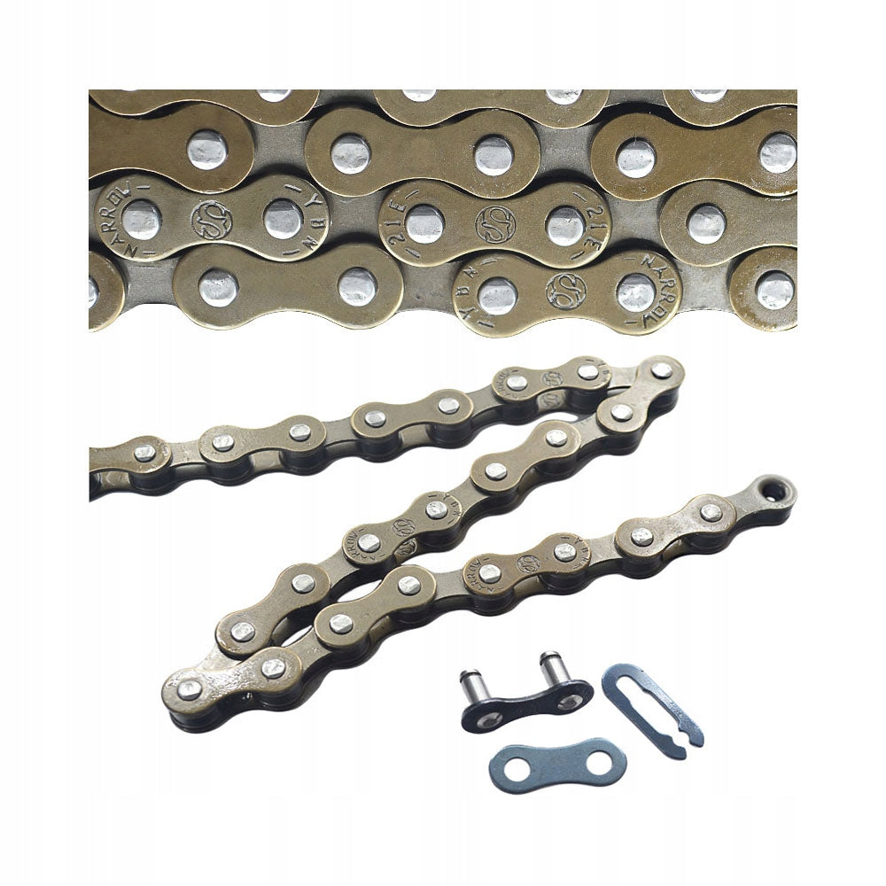 Bicycle chain 1 row 112 links for bicycle new for 1 row sprockets Manufacturer code L036030NEX