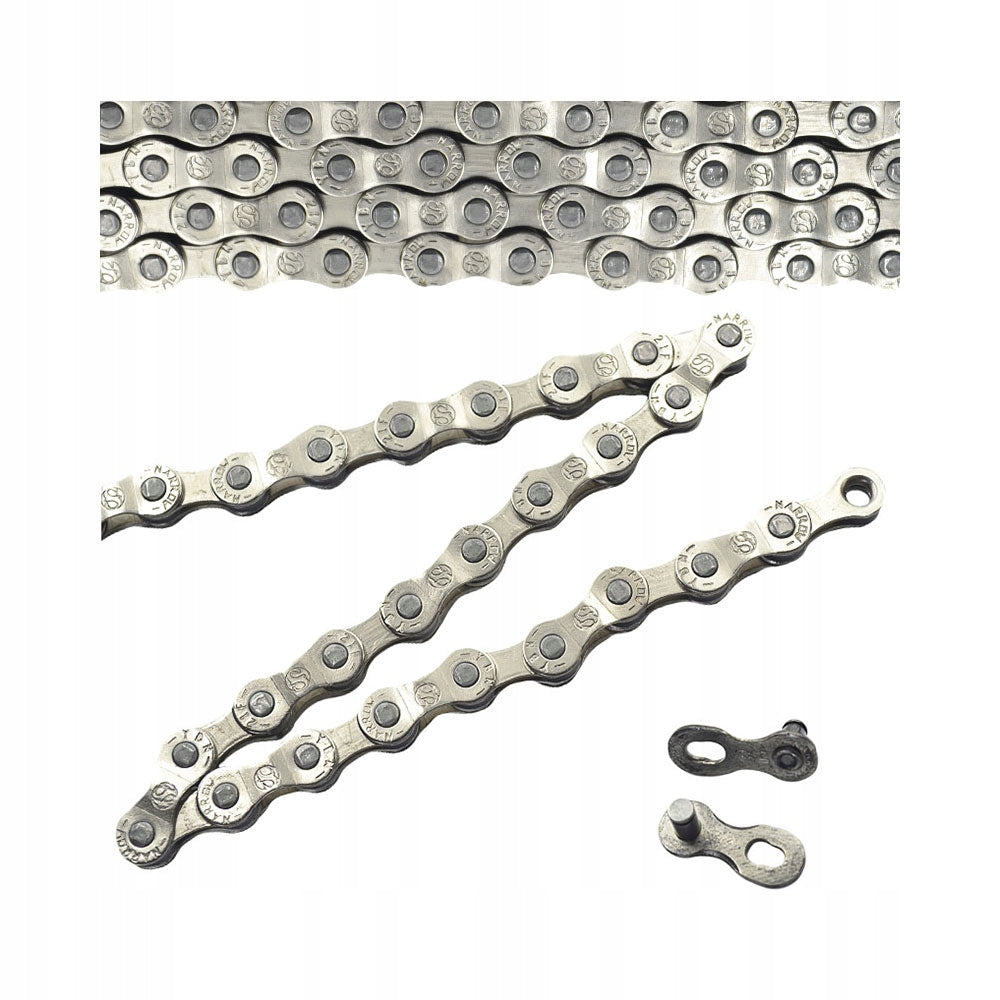 Bicycle chain 8 row 116 links silver clasp for bike new MTB Manufacturer code S8 S2