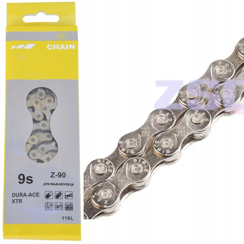 Bicycle chain 9-row 116 links for DYNA-SYS9/Dura-Ace/XTR and others