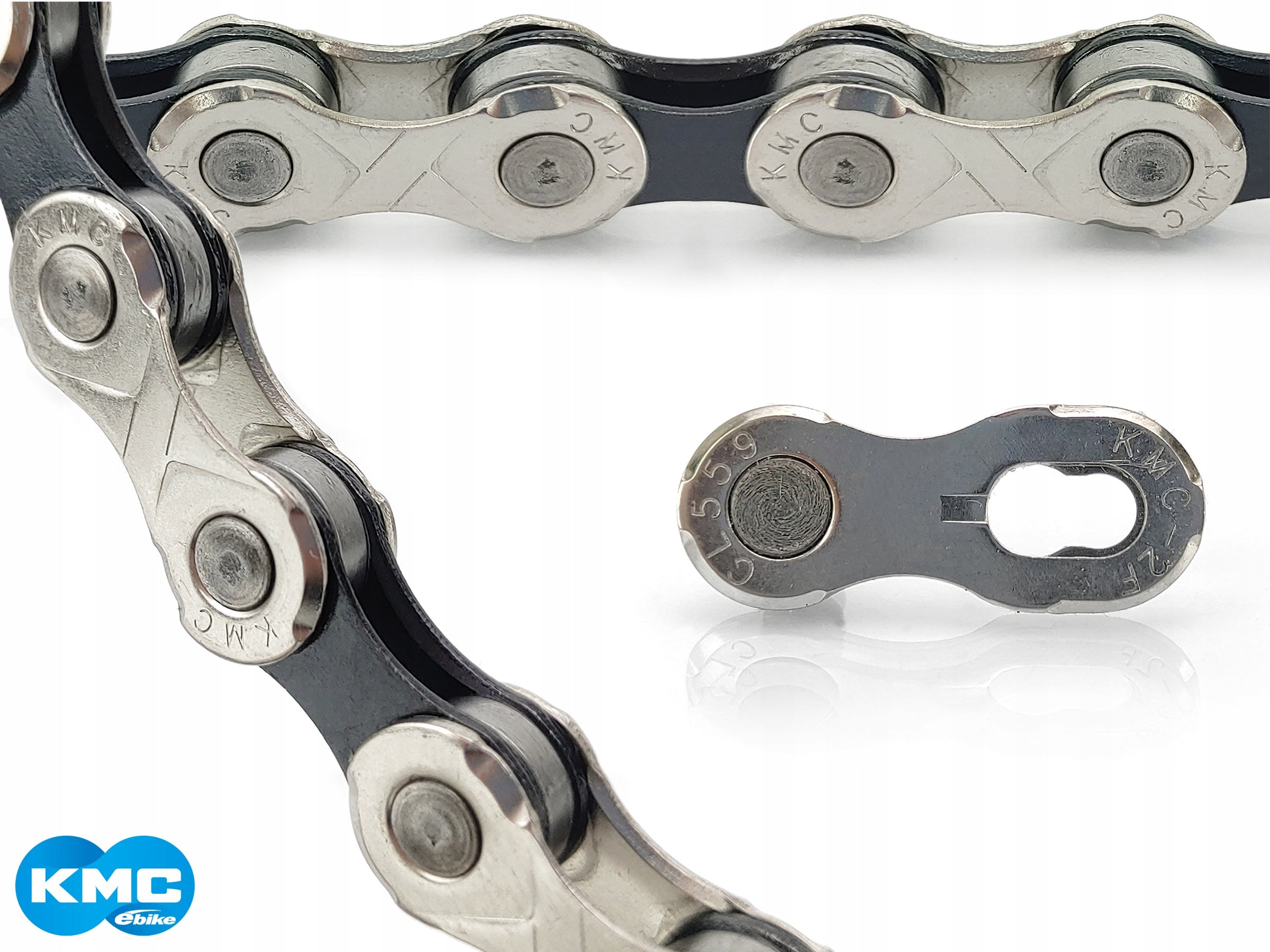 Bicycle chain for electric bicycles E-bike KMC drive 9rz. 120 links Number of rear cassette sprockets / external link width 9/ (6,6 - 6,8 mm)