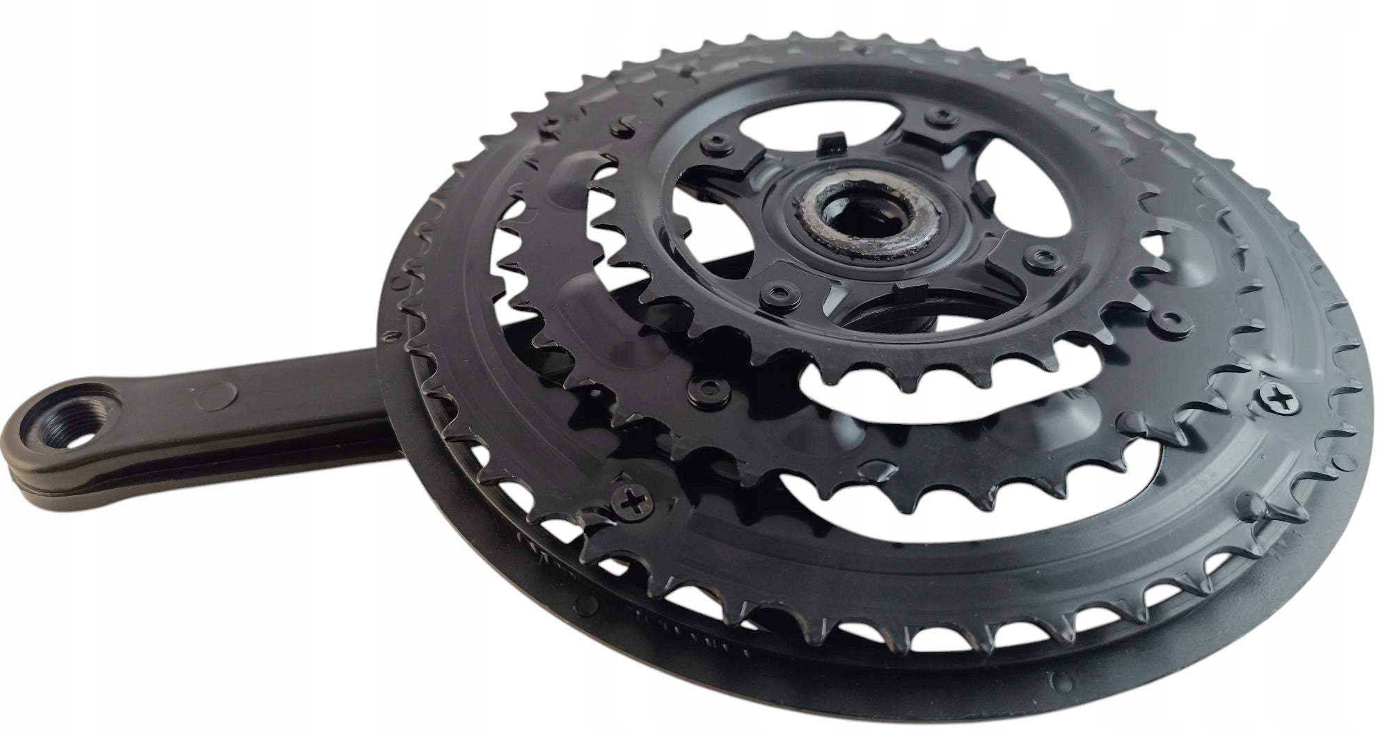Bicycle crank 3 row 48x38x28T x 170mm steel with cover right left set Manufacturer code A2649048