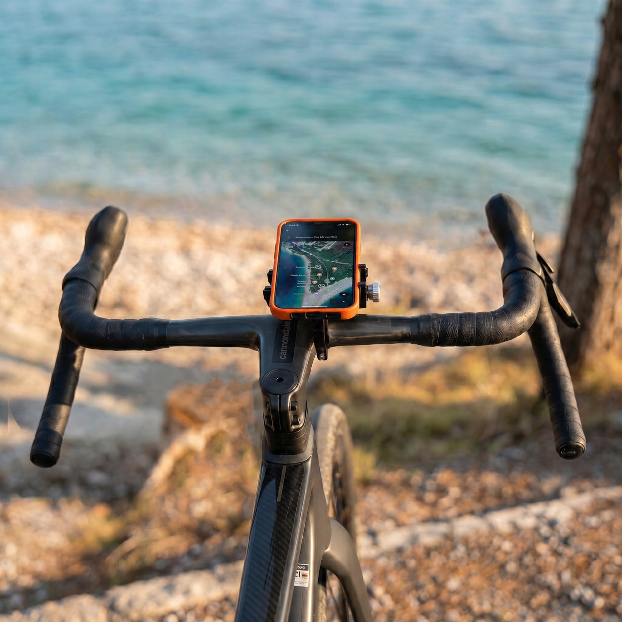 Bicycle handlebar holder phone from 55mm to 95mm aluminum for bike EAN (GTIN) 5903814686284