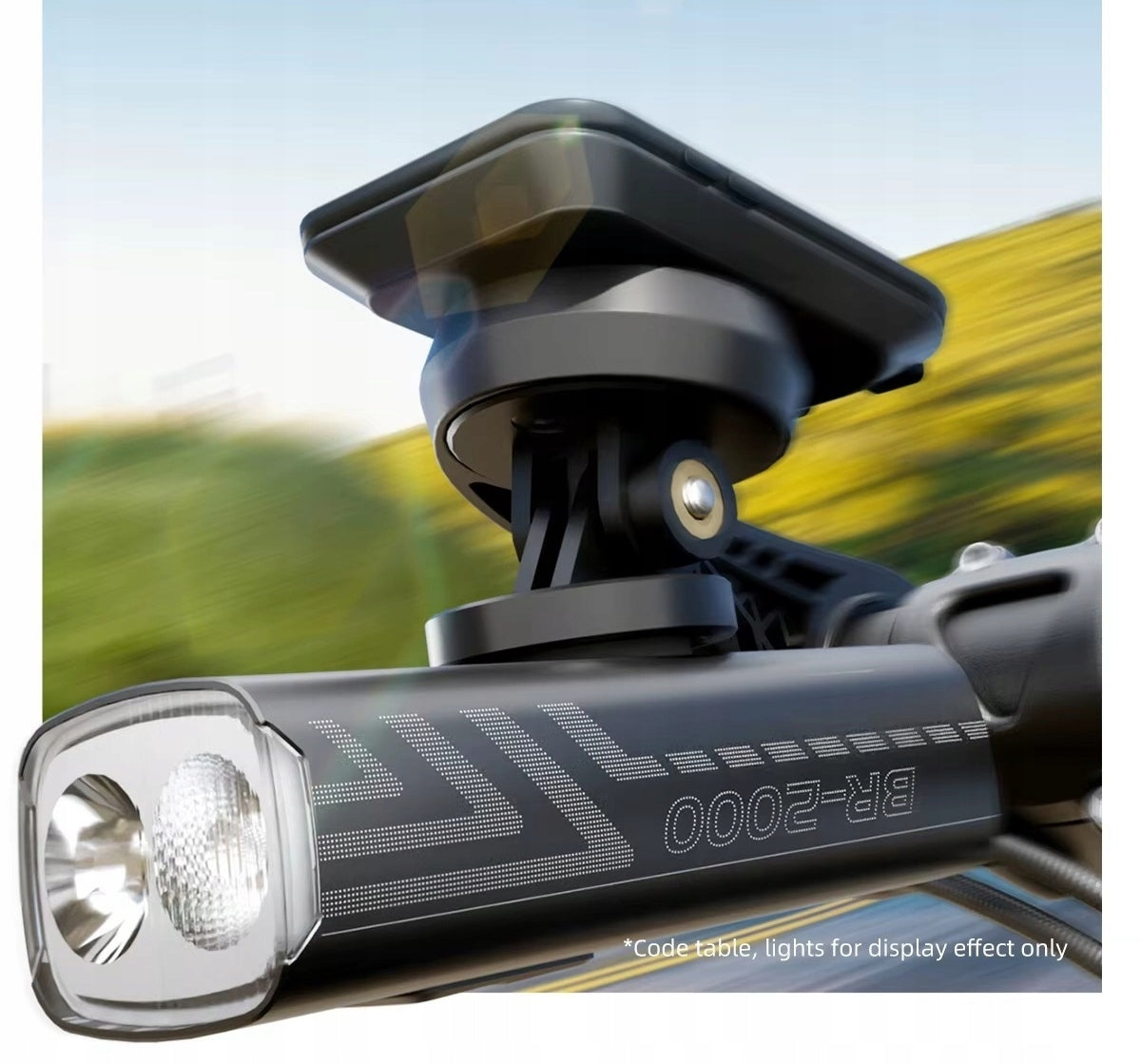 Bicycle holder for MTB road lamp counter for garmin CYCLAMI S2 For meter