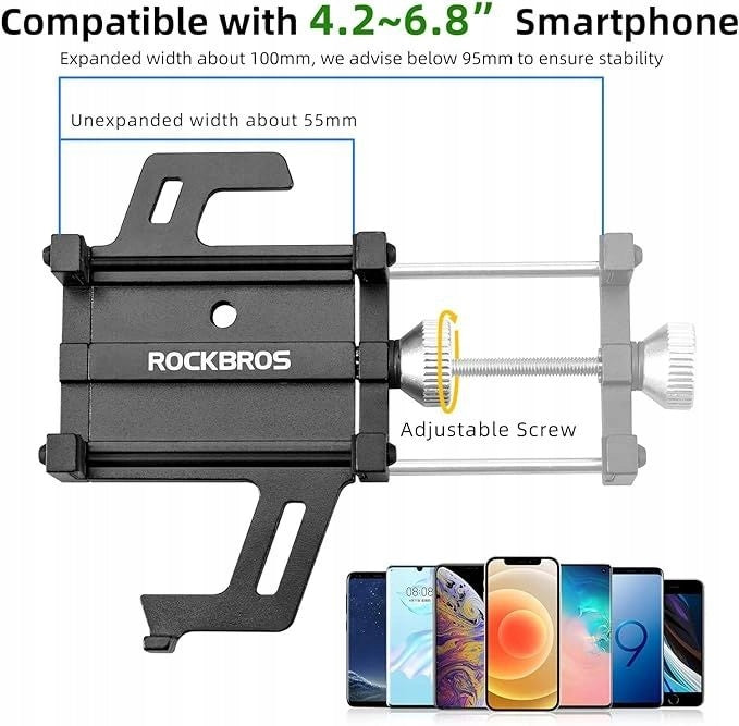 Bicycle holder for aluminum phone RockBros Manufacturer code RB.PHONE002