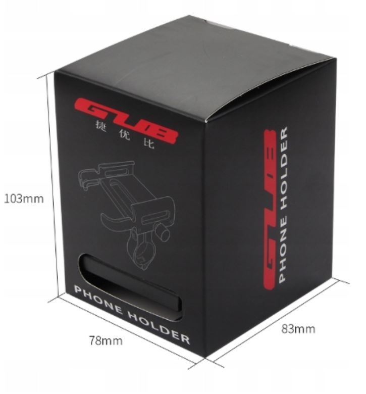 Bicycle holder for phone GUB- P30 / for bicycle Manufacturer code P-30 BK