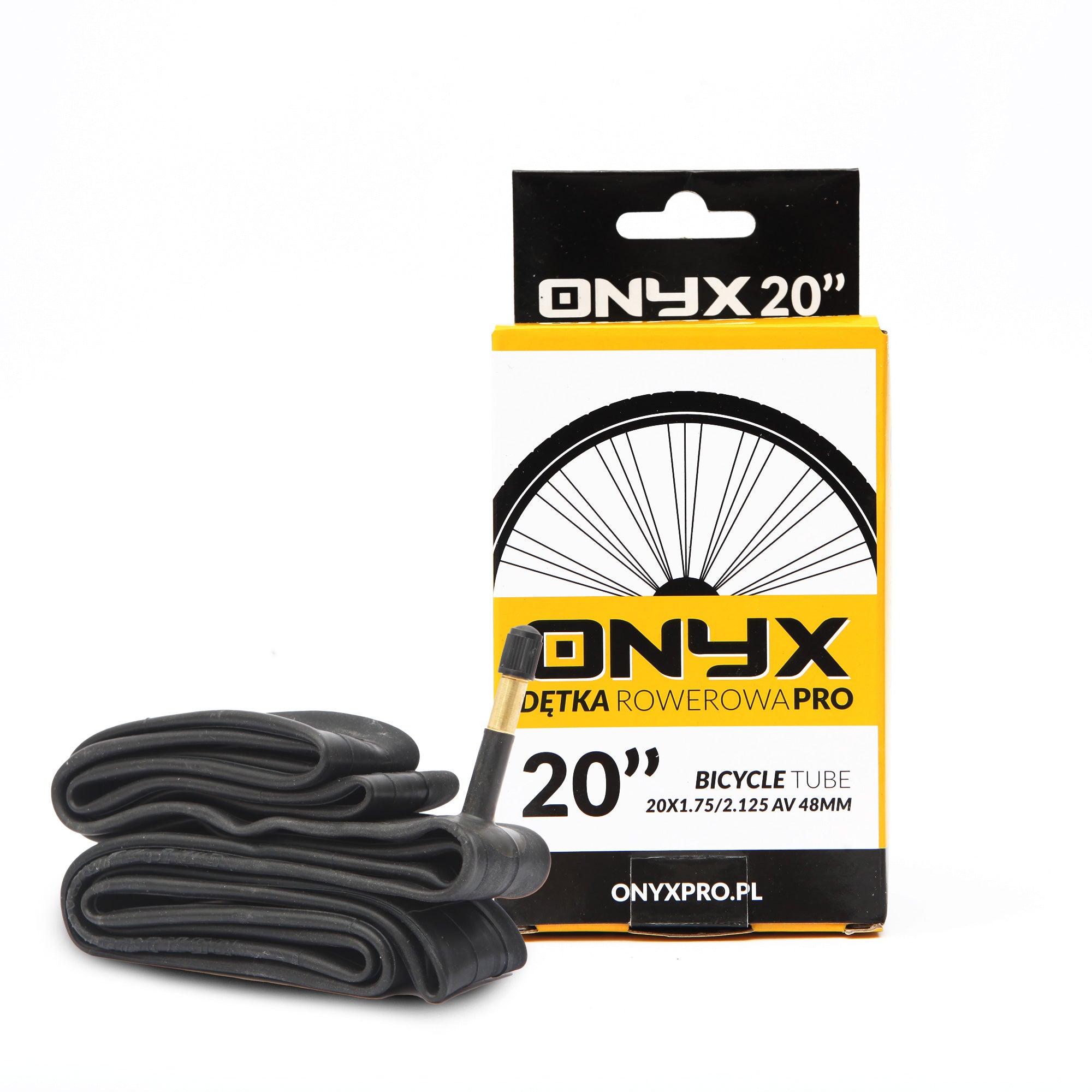 Bicycle inner tube 20x1.75/2.125 AV 48mm ONYX box