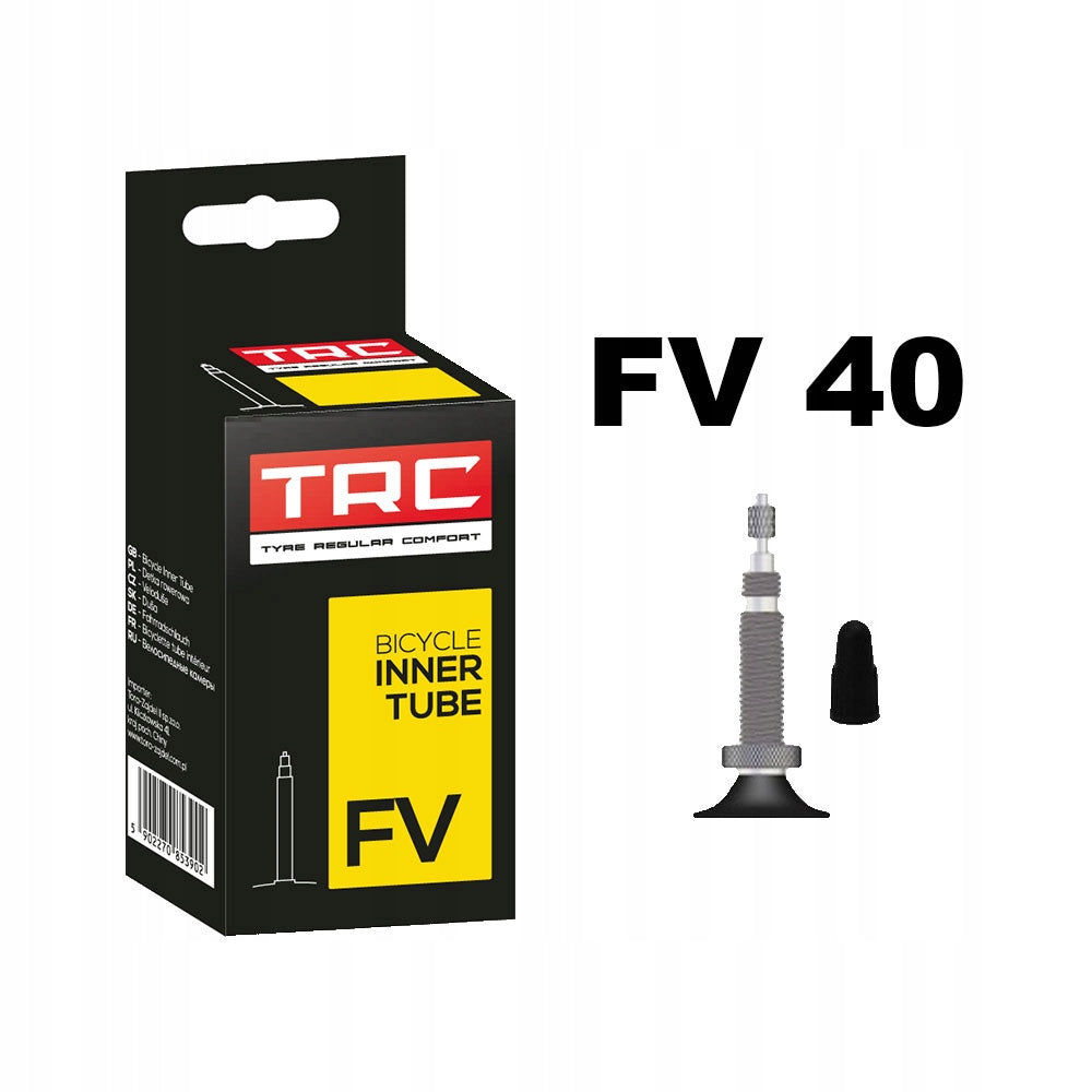Bicycle inner tube 26 TRC 26x1.5 - 2.1 for bicycle 37/54-559 valve PRESTA FV40 Manufacturer code D4393.TRC