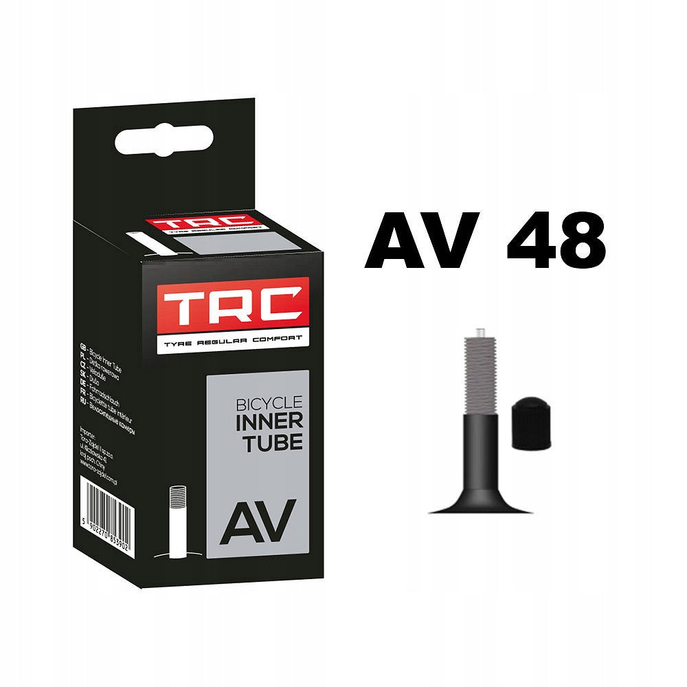 Bicycle inner tube 27,5 x 1,90-2,50 48/62-584 AV48 TRC for bicycle D4105.TRC