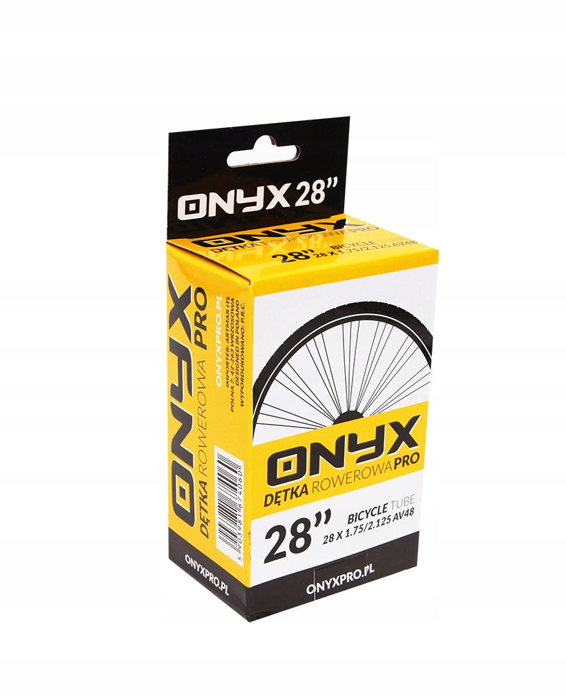Bicycle inner tube Onyx 28x1.75/2.125 AV 48mm Car ONYX Box Color black