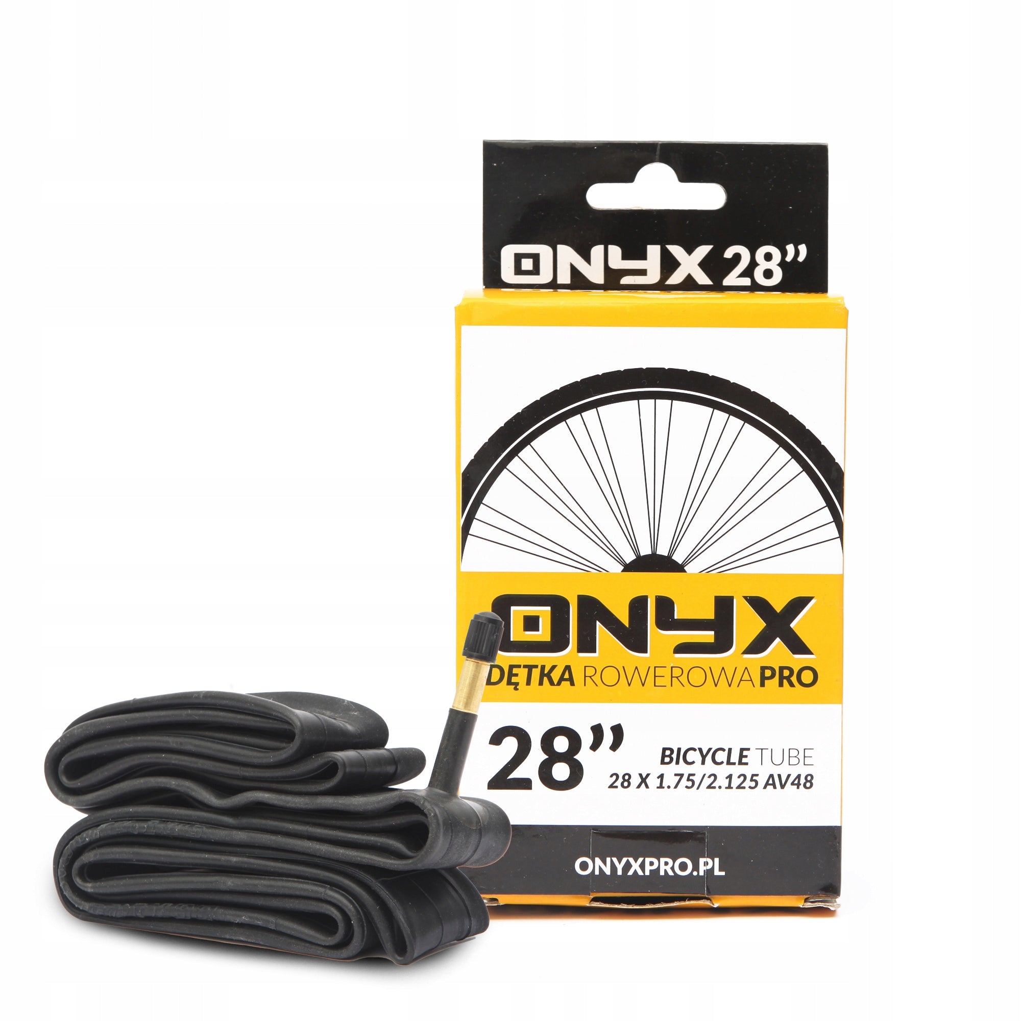Bicycle inner tube Onyx 28x1.75/2.125 AV 48mm Car ONYX Box