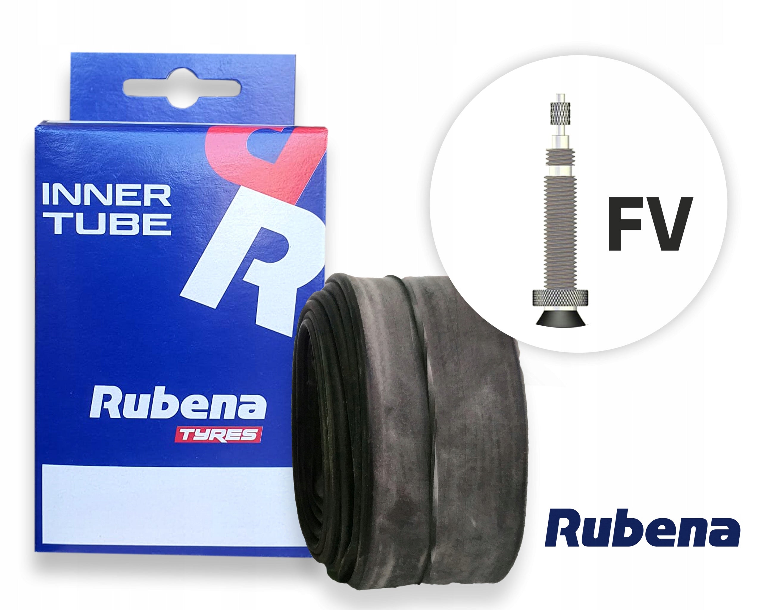 Bicycle inner tube RUBENA FV47 - 26'' x 1,75-2,45'' (47/62-559)