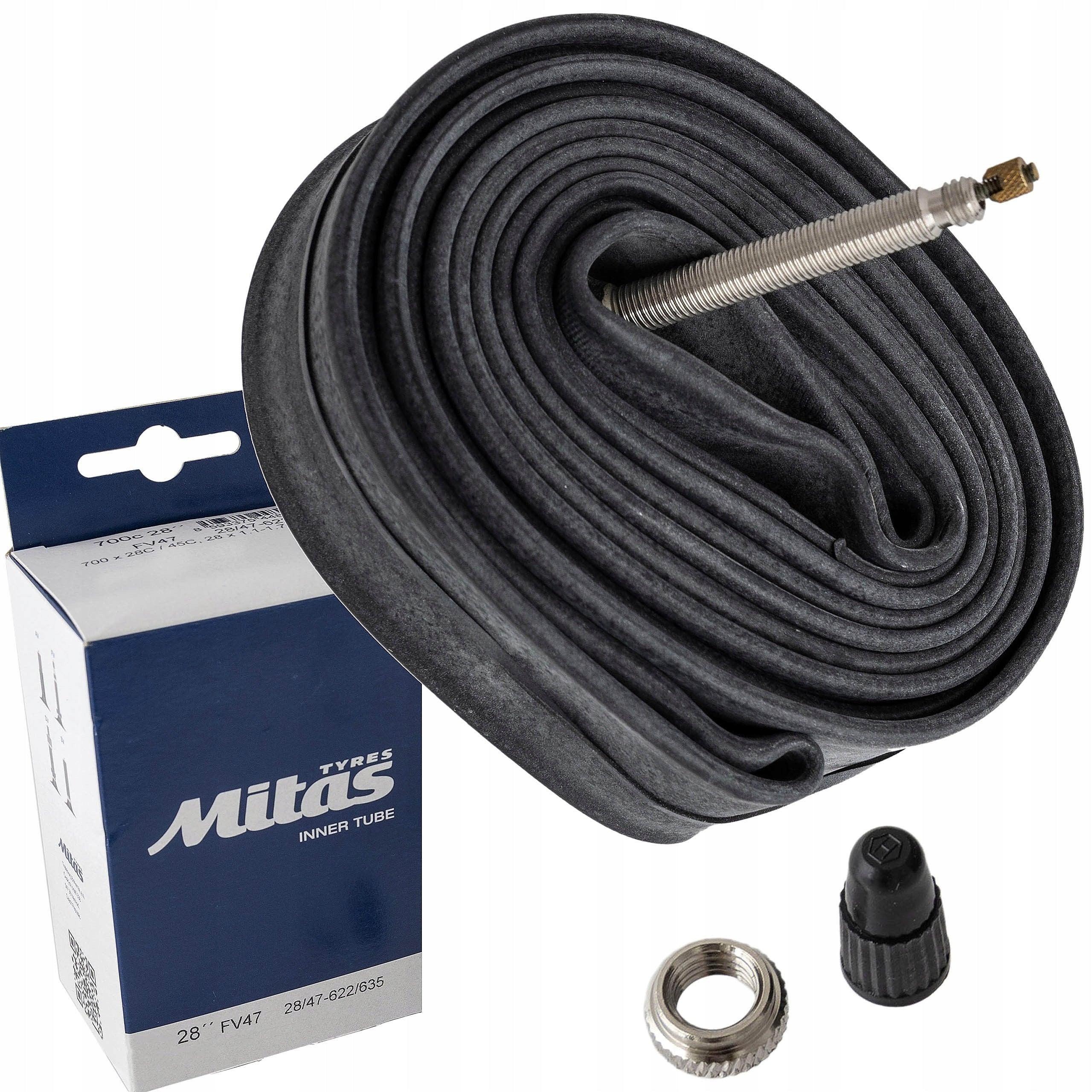 Bicycle inner tube RUBENA FV47 - 700x28C/45C (28/47-622/635) Brand Mitas