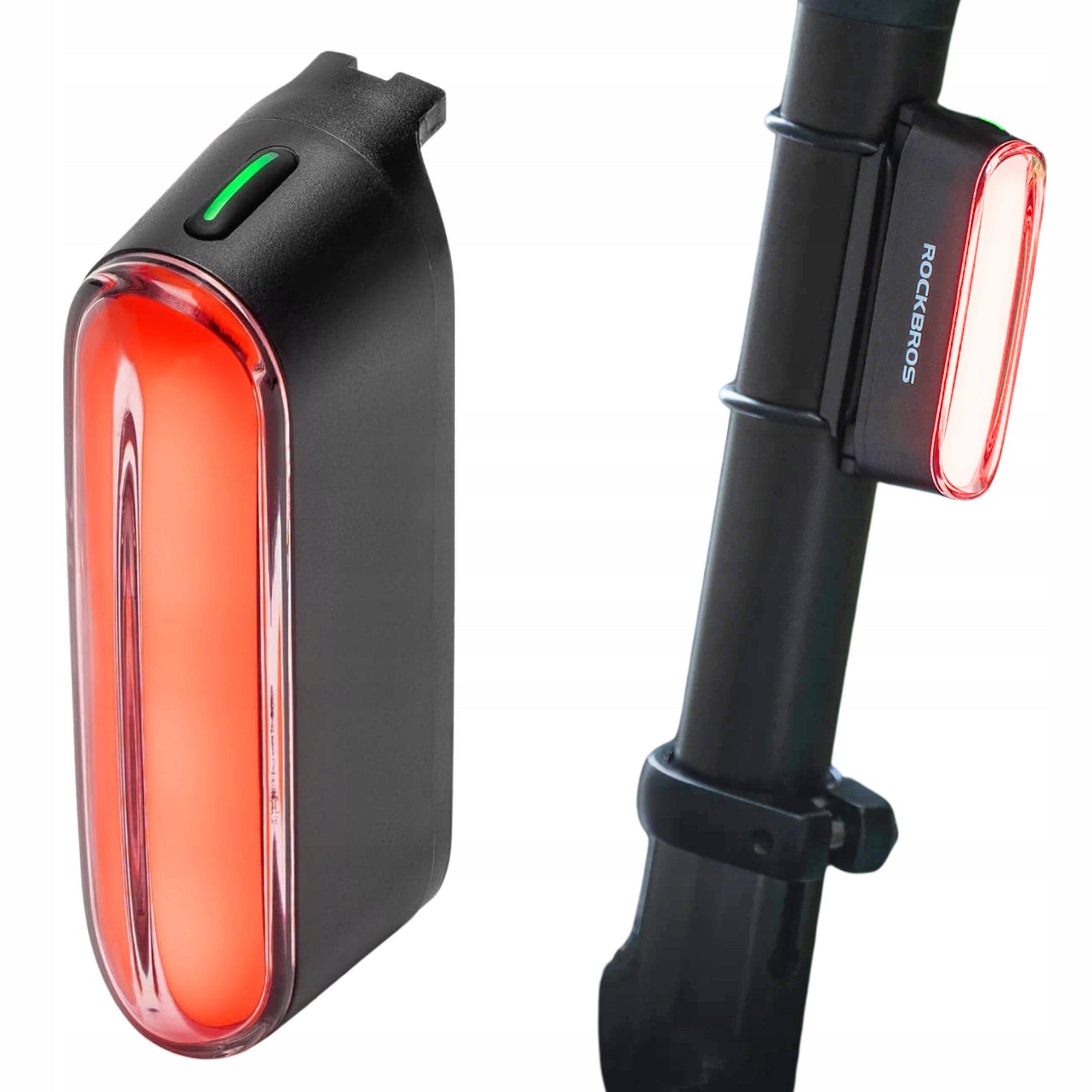 Bicycle light LED magnetic rear IPX6 400mAh USB C 36h ROCKBROS magnet