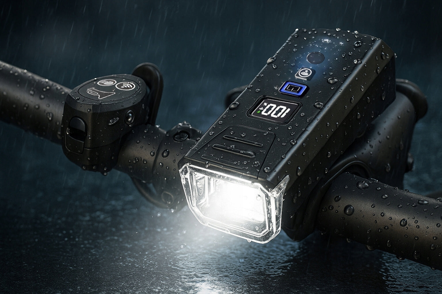 Bicycle light front rear remote control waterproof for bike Model CX80
