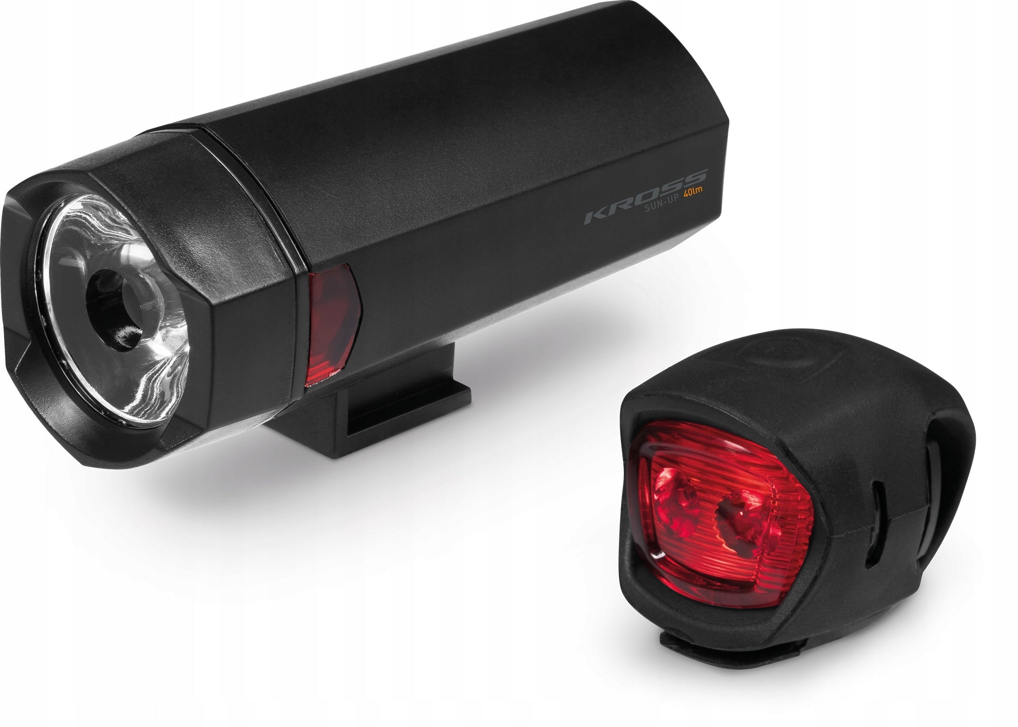 Bicycle lighting Kross Sun-Up Set 40 lm battery