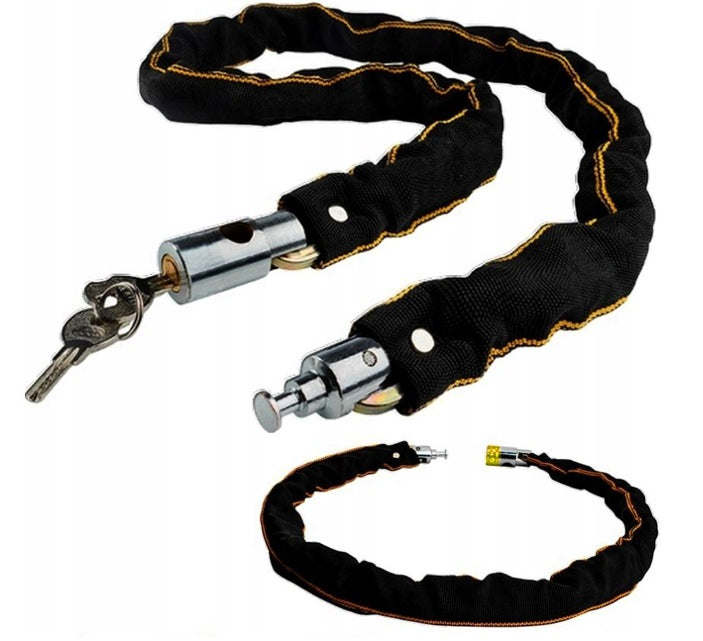 Bicycle lock 2 keys strong chain 80cm