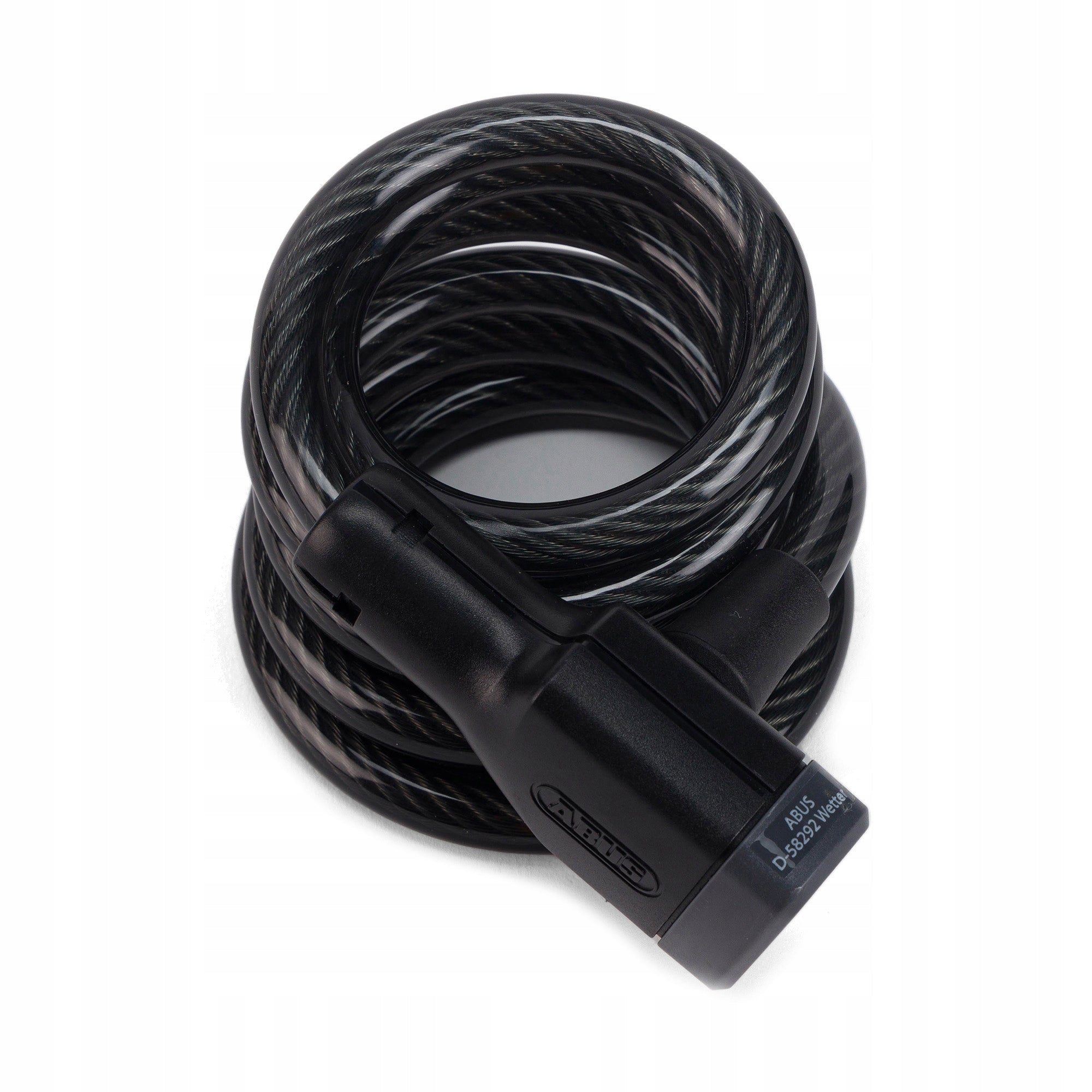Bicycle lock ABUS 6512K/180 black 1.2 x 180