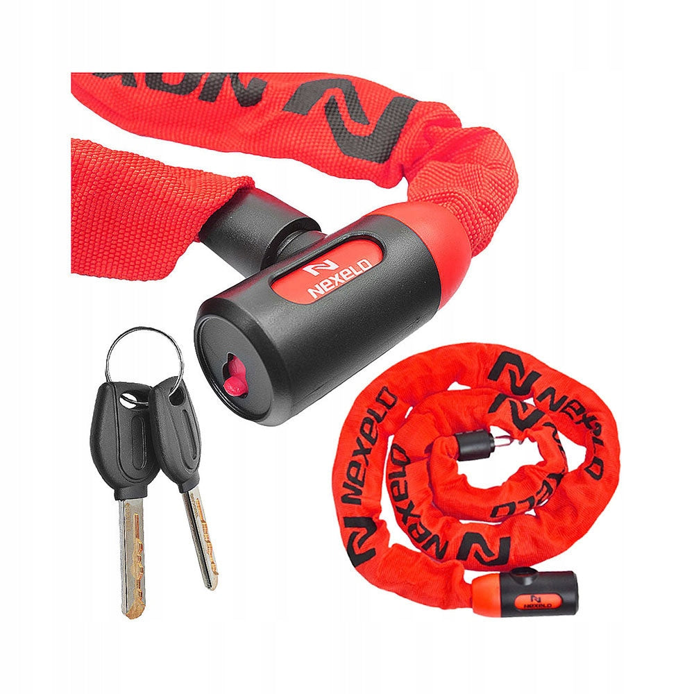 Bicycle lock CHAIN key closure bike scooter strong