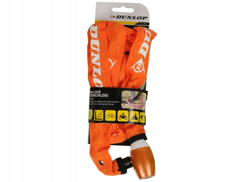 Bicycle lock DUNLOP 1042855 Chain Orange