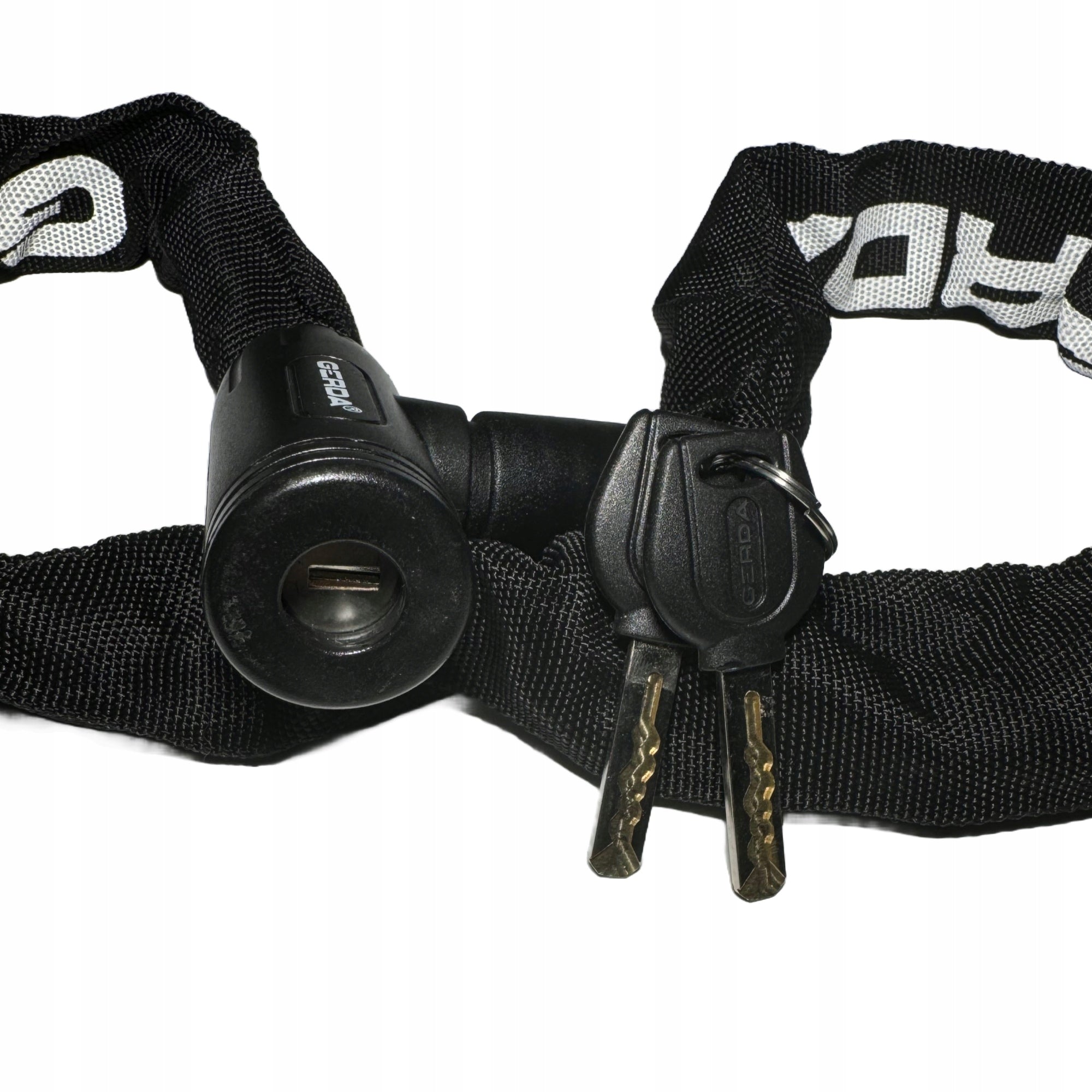 Bicycle lock GERDA CONTRA 900/6V NE Black chain Universal Length 90 cm