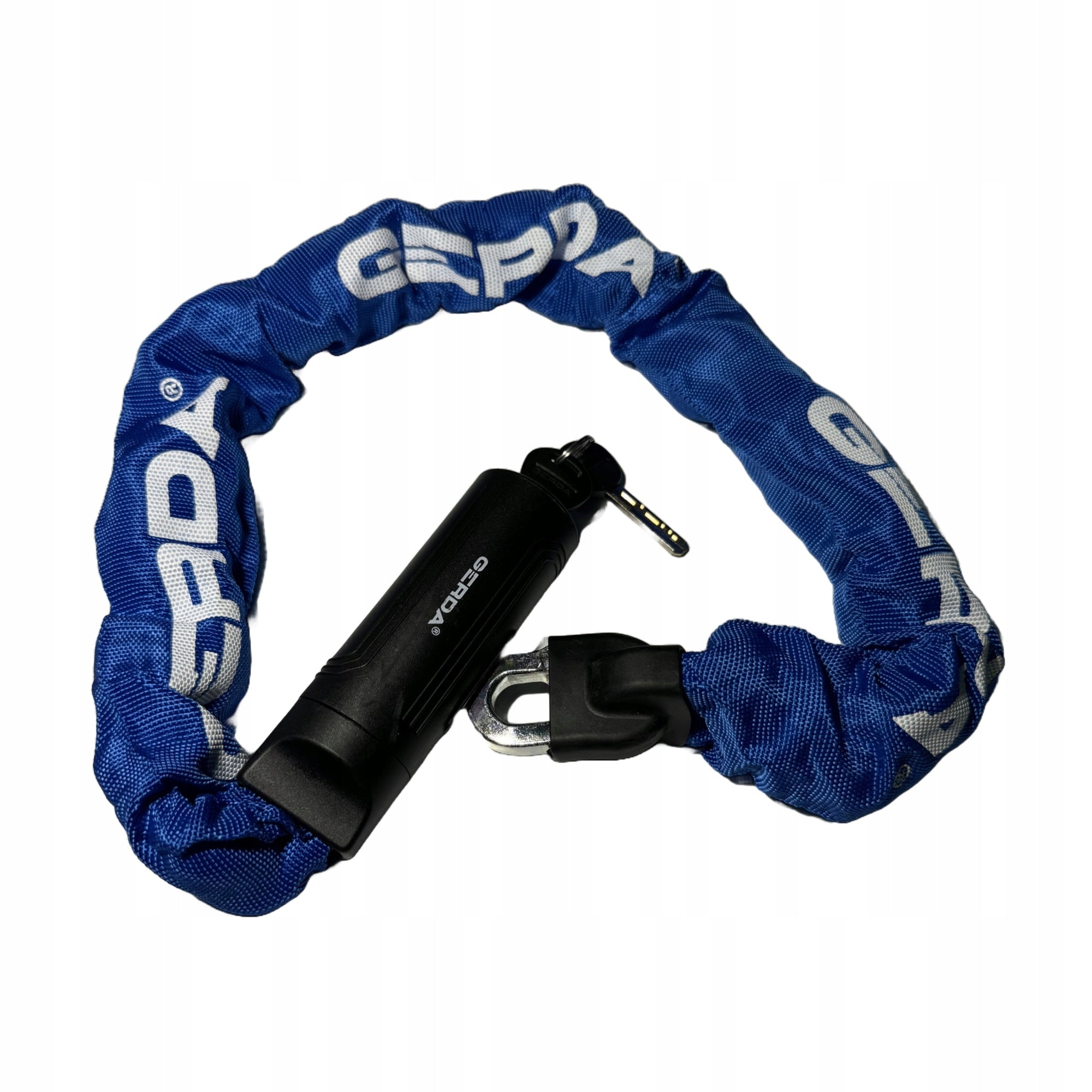 Bicycle lock GERDA CONTRA SOLID 900/8,3W chain Universal Model G0SCS0090008.23W2YP/BLUE-90