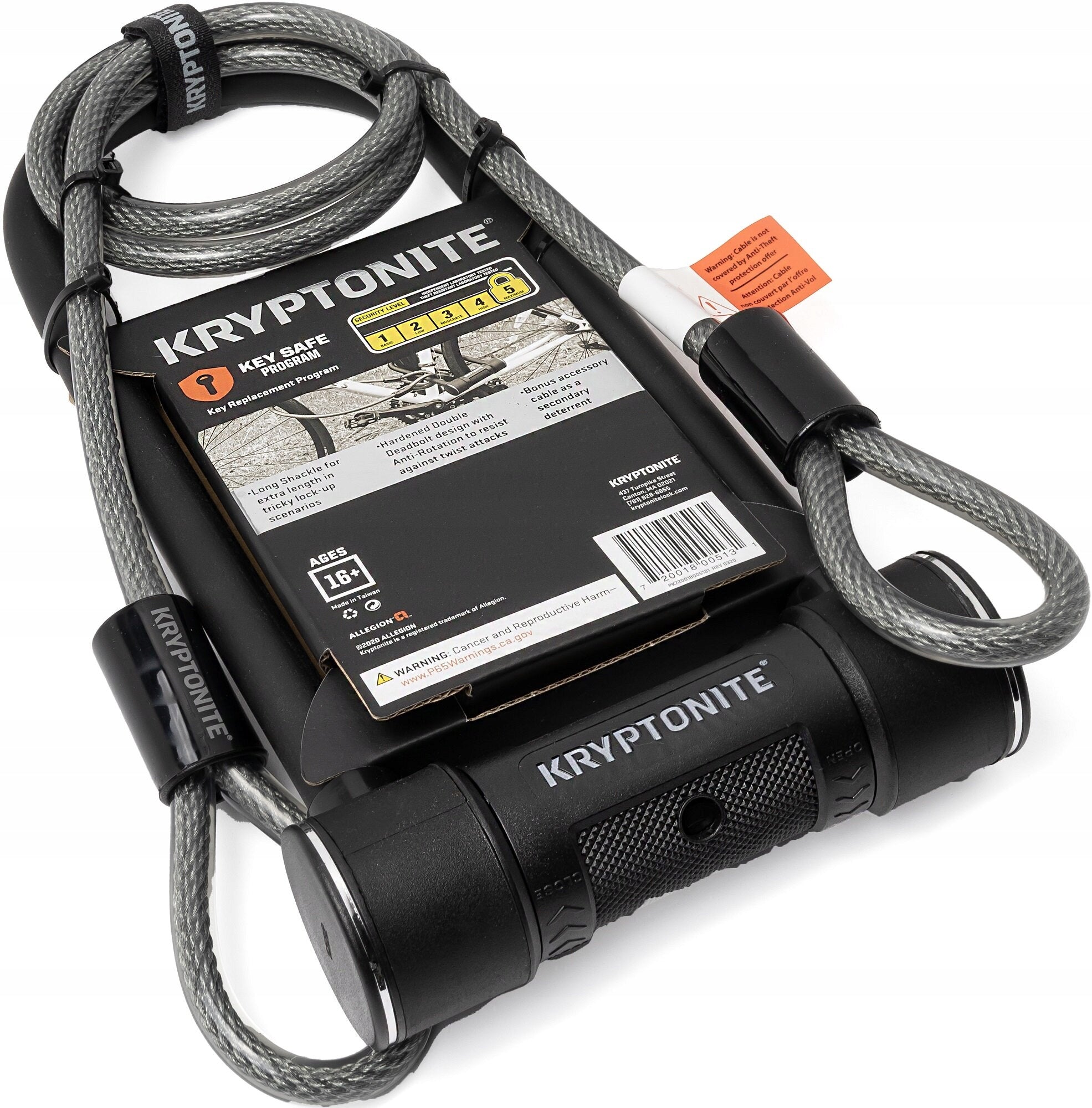 Bicycle lock KRYPTONITE Heavy Duty K005131 U-lock Color black