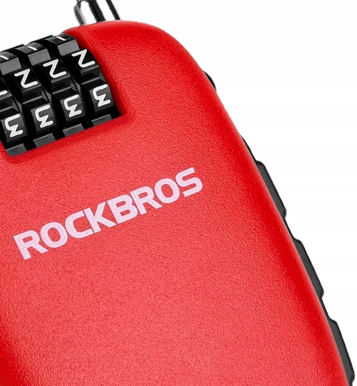 Bicycle lock ROCKBROS 32420981001 Cable Red Color red