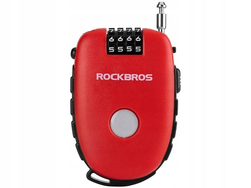 Bicycle lock ROCKBROS 32420981001 Cable Red