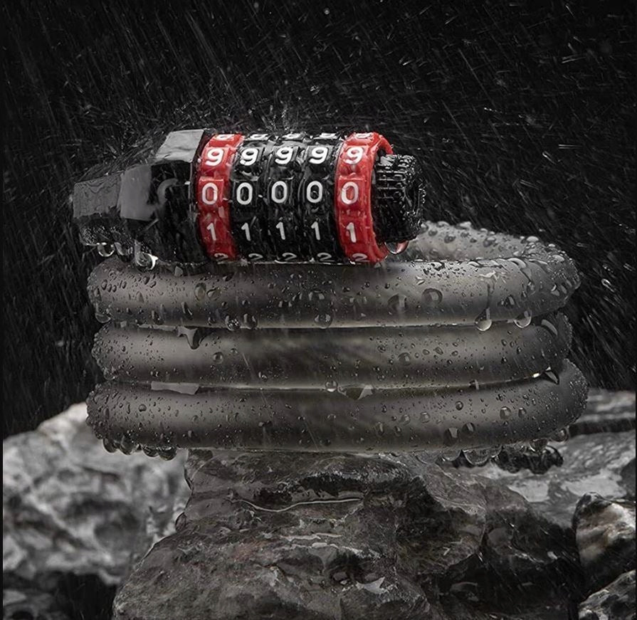 Bicycle lock Rockbros with combination lock 1,8m Brand Rockbros