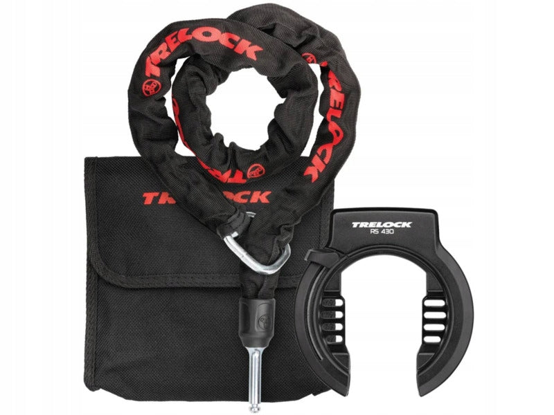 Bicycle lock TRELOCK RS 430 AZ + ZR 355 8005408 Chain Black