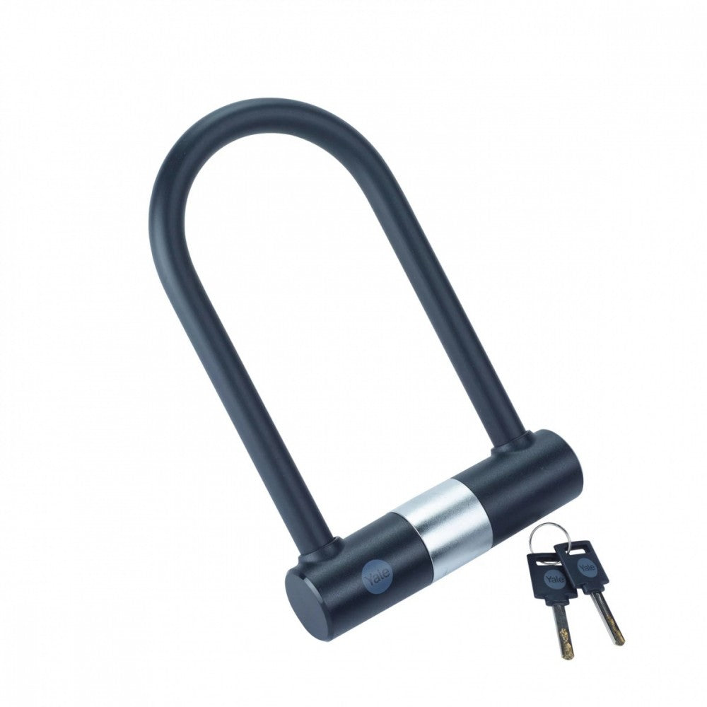 Bicycle lock U-Lock Yale YUL0/18/192/2 hardened steel 2 keys Kind U-lock