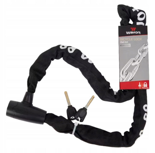 Bicycle lock bicycle clasp chain Walfort 120cm Manufacturer code BLOKADA ŁAŃCUCH ZAPIĘCIE