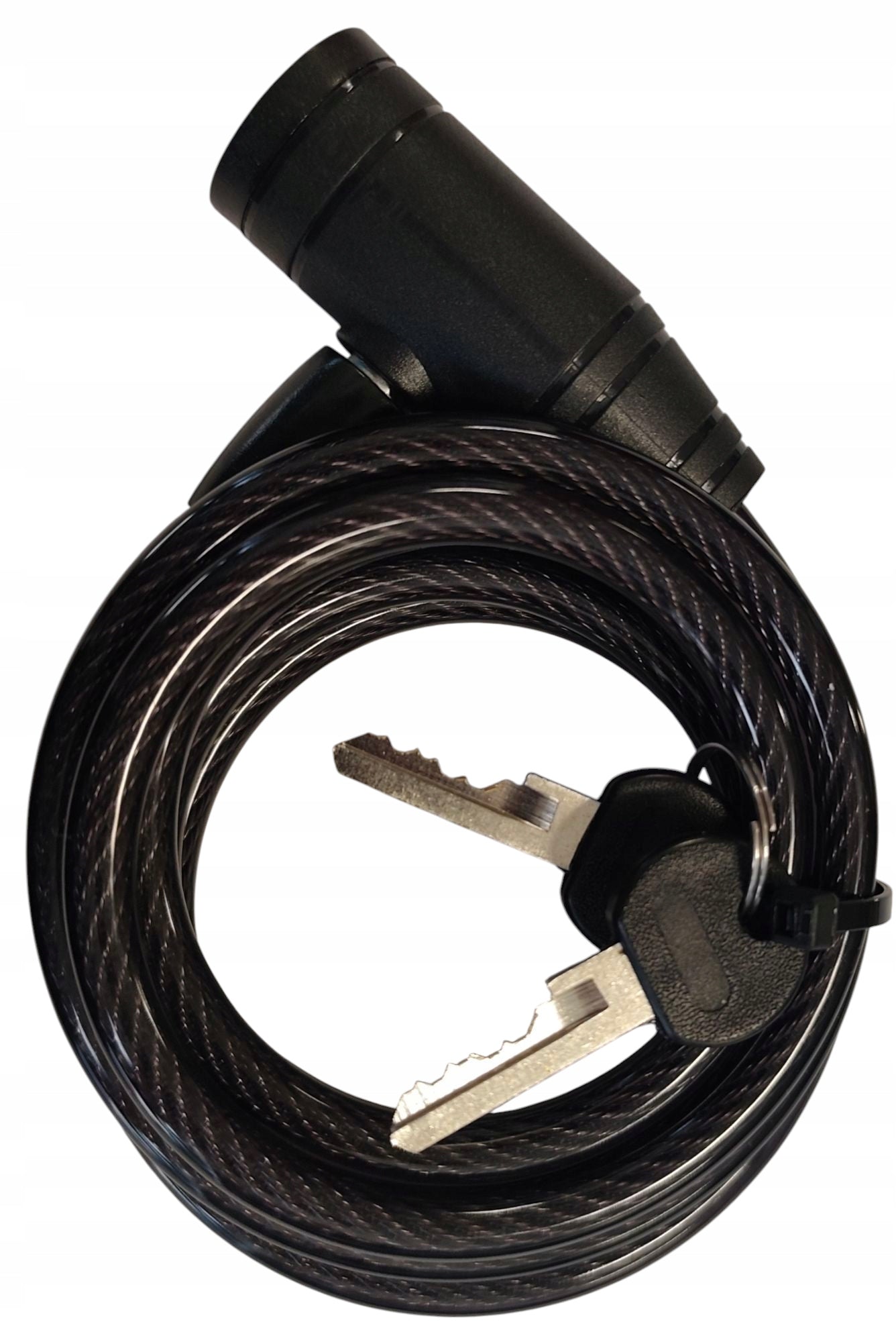 Bicycle lock bicycle security strong cable with key 8x1800mm Color black