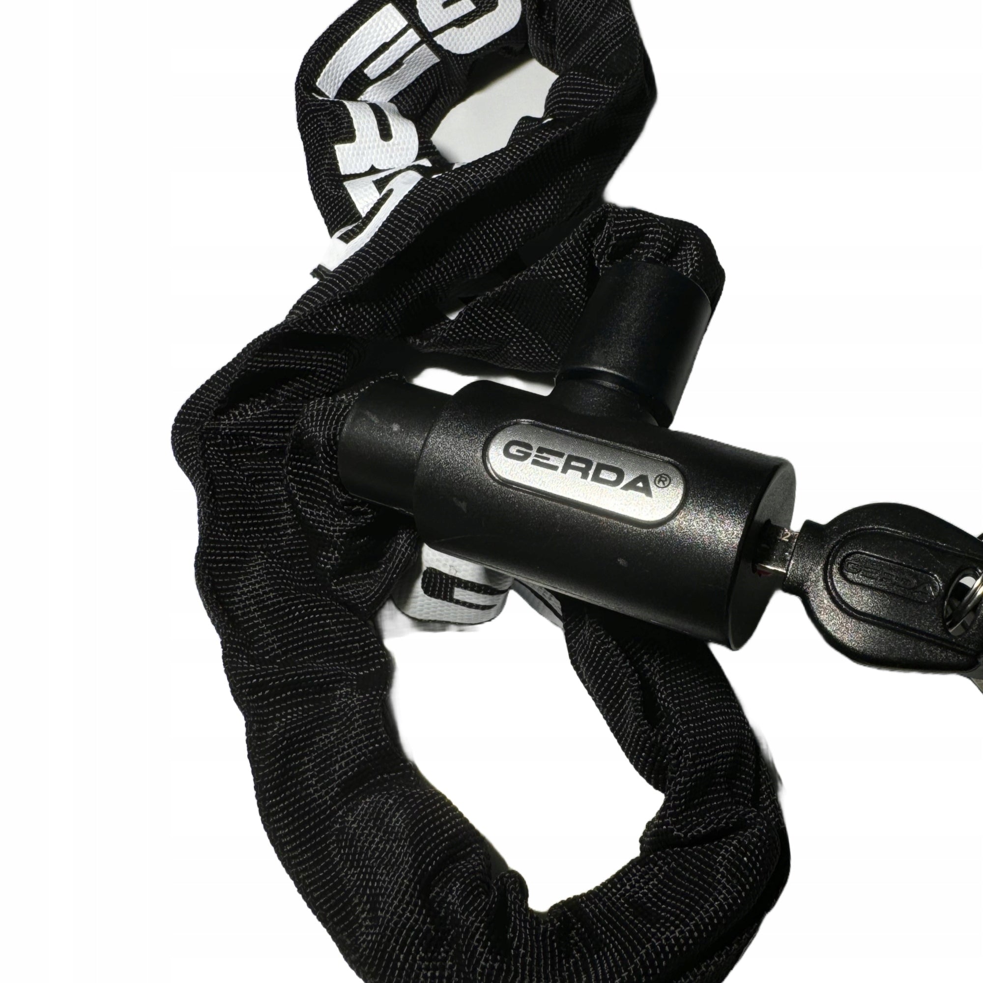 Bicycle lock strong chain with key GERDA CONTRA 900/6V chain Length 130 cm