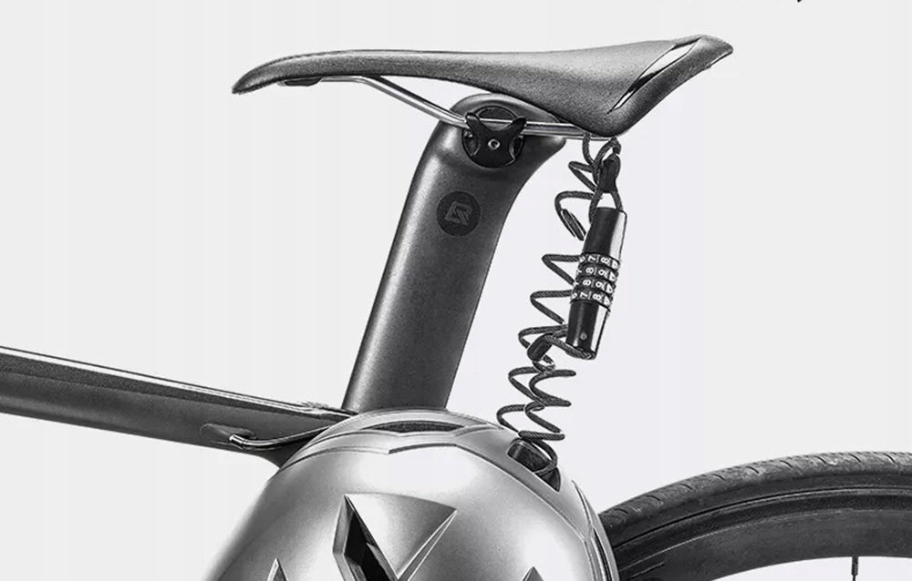 Bicycle lock with combination Rockbros T609 Black Kind cord