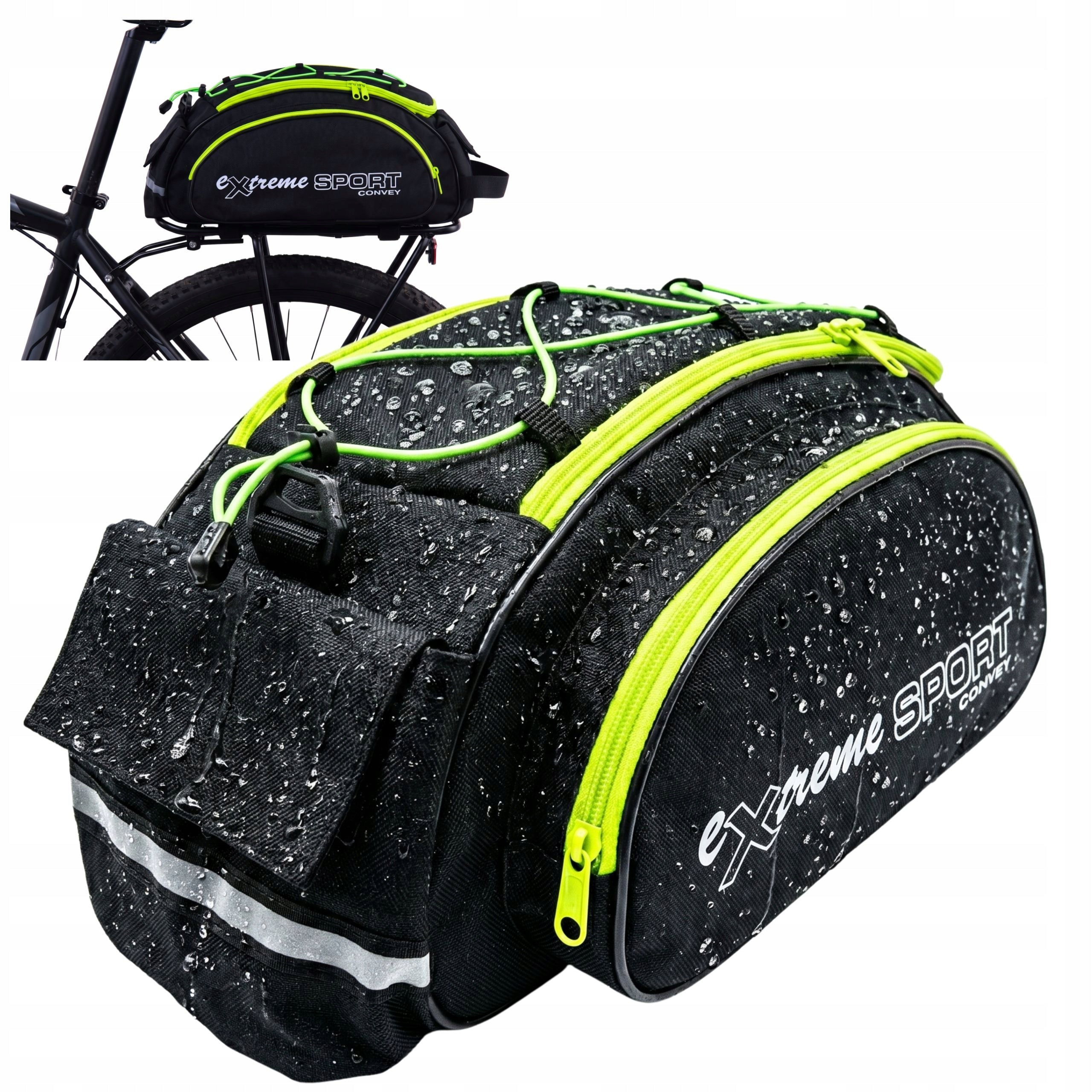 Bicycle pannier bag for luggage compartment waterproof Backpack Polish Product Convey