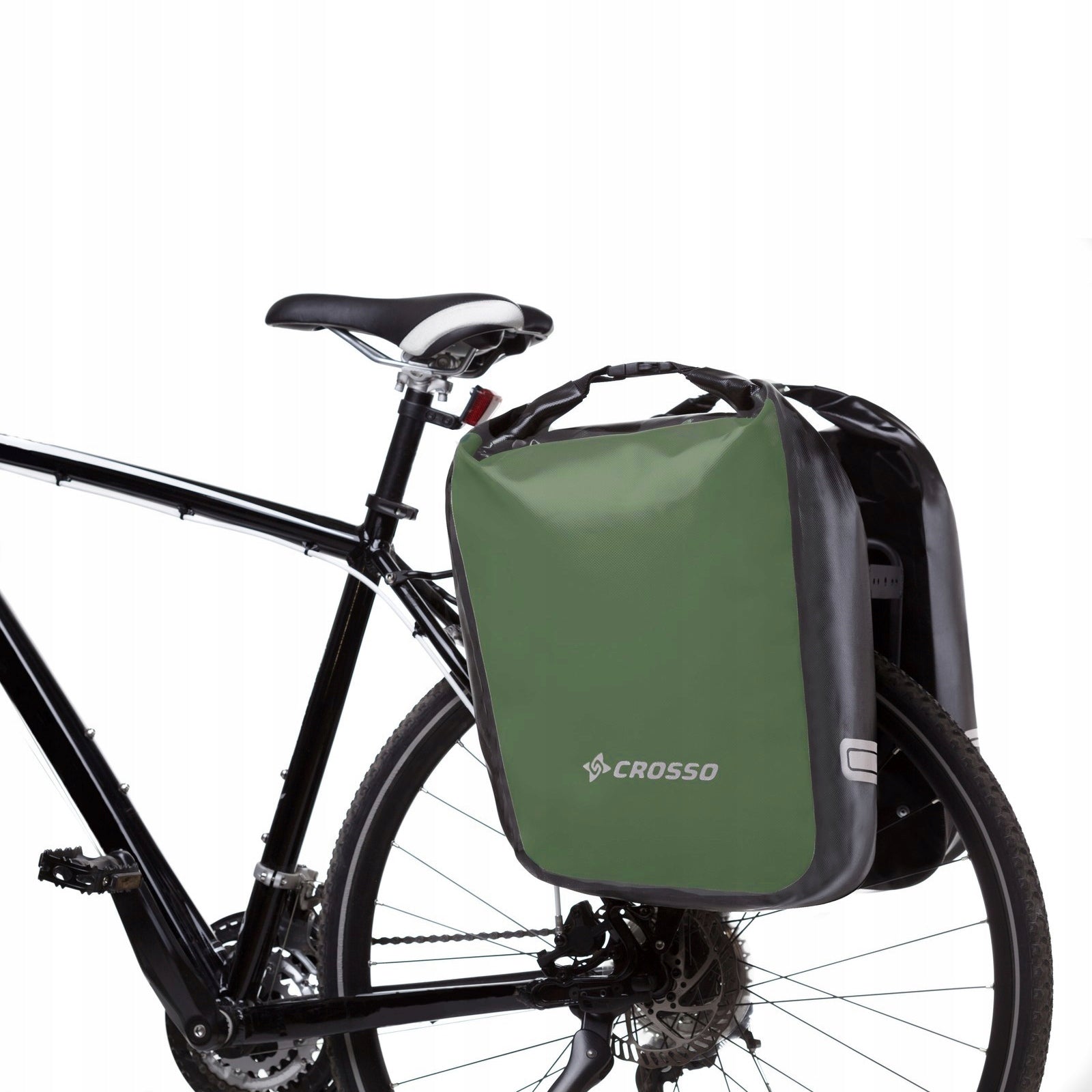 Bicycle panniers Crosso Dry 60 / System Crosso - Forest green
