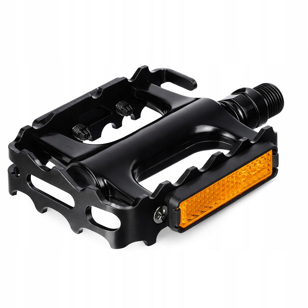 Bicycle pedals with reflectors for bike alu platform polymer bearing Brand Feimin