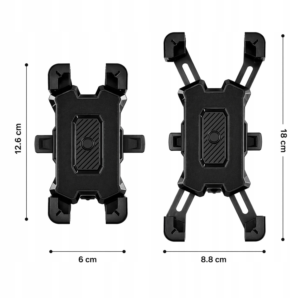 Bicycle phone holder 4,5-7" automatic 360 anti-vibration For mobile