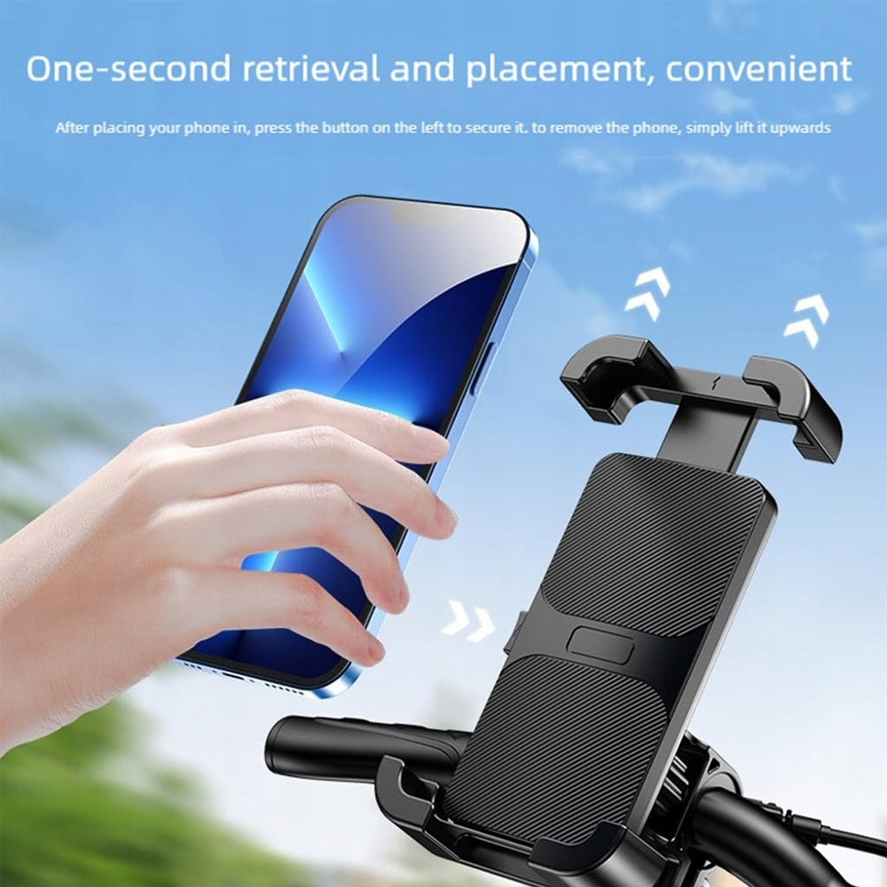 Bicycle phone holder handle, motorcycle phone holder, anti shake Model ony-alg-062