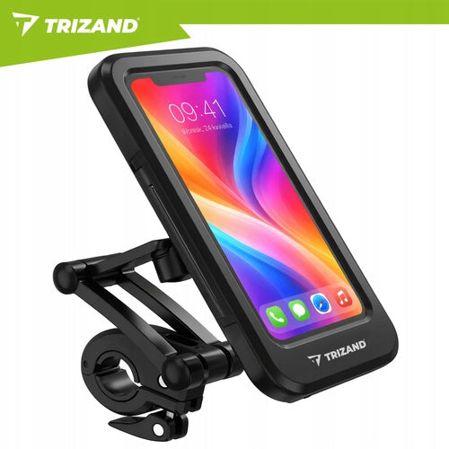 Bicycle phone holder waterproof Trizand Model Wodoodporny Uchwyt Motocyklowy Rowerowy na Telefon