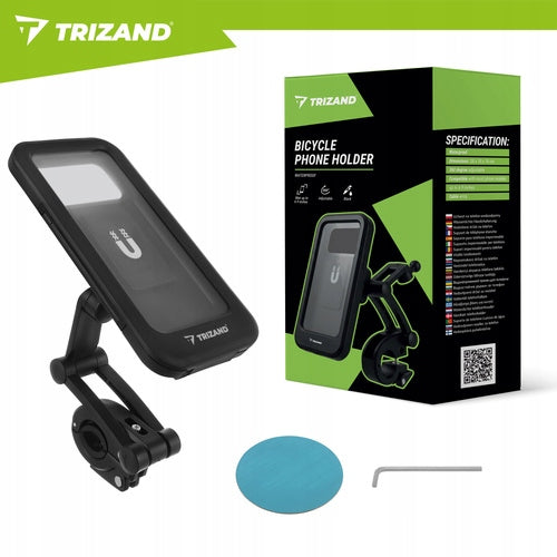 Bicycle phone holder waterproof Trizand Product weight with unit packaging 0.278 kg