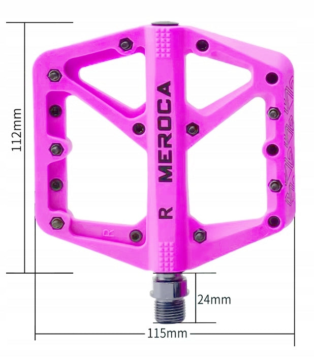 Bicycle platform pedals MEROCA large MTB BMX platforms pink Packaging status original