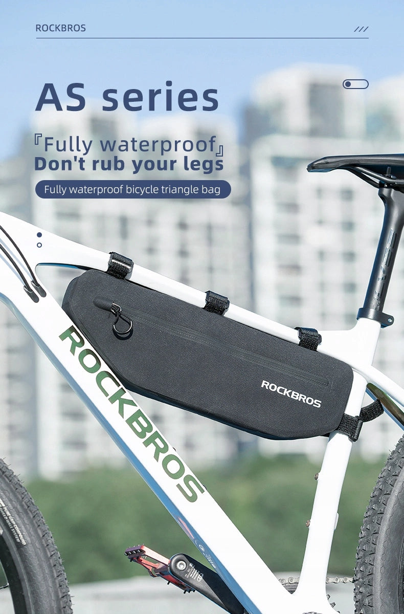 Bicycle pouch Rockbros AS-043 with Velcro 3l - black Brand Rockbros
