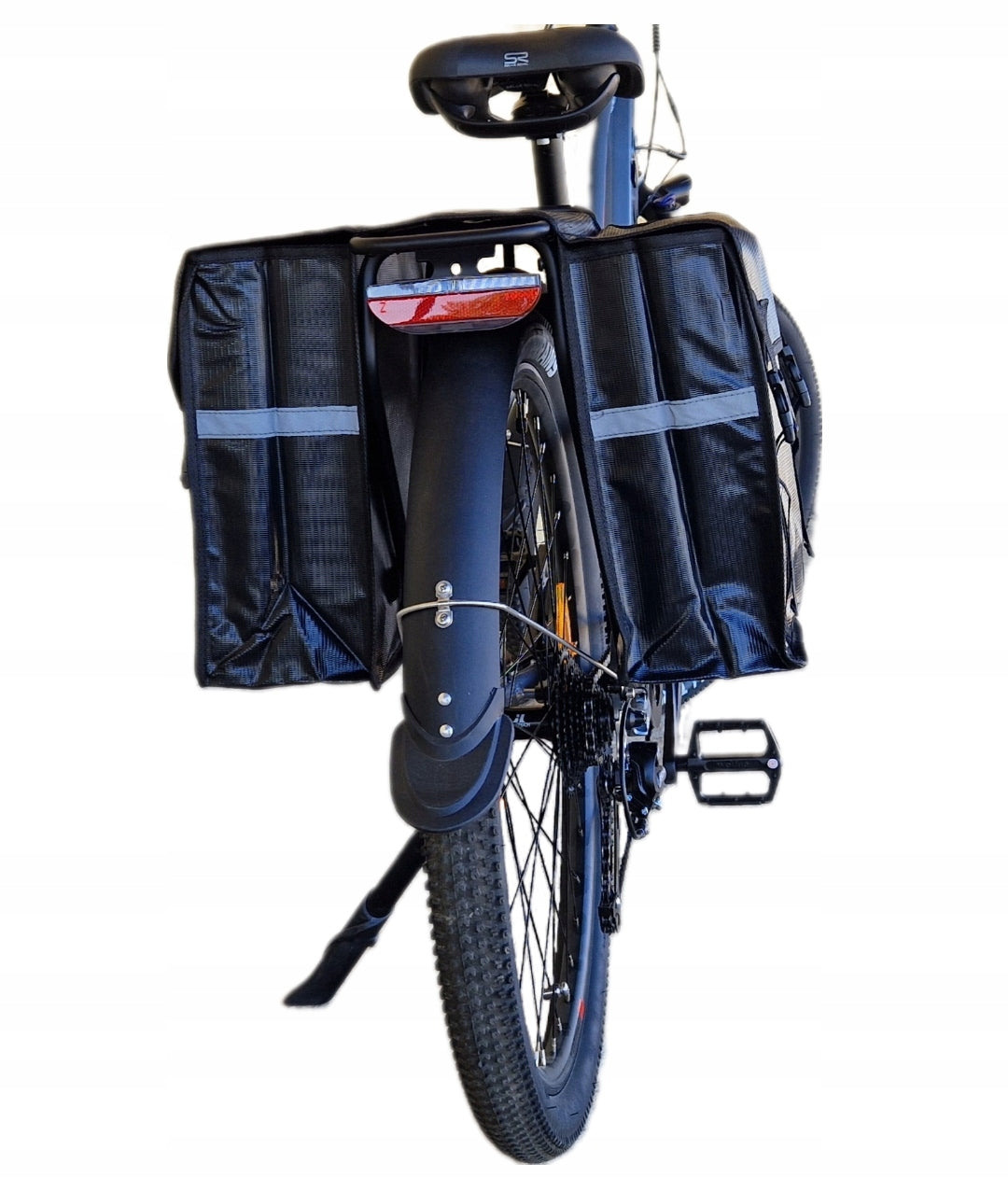 Bicycle pouch attached to the trunk WATERPROOF - 2 chamber 25 liters Model SAKB130