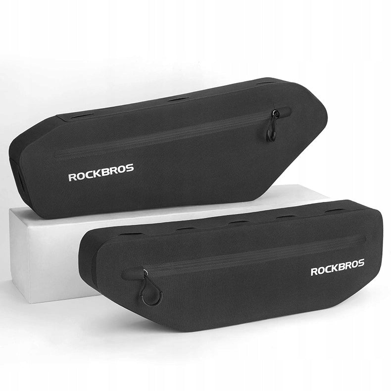Bicycle pouch, bicycle bag oblong narrow Rockbros roomy large 3 liters Packaging status original