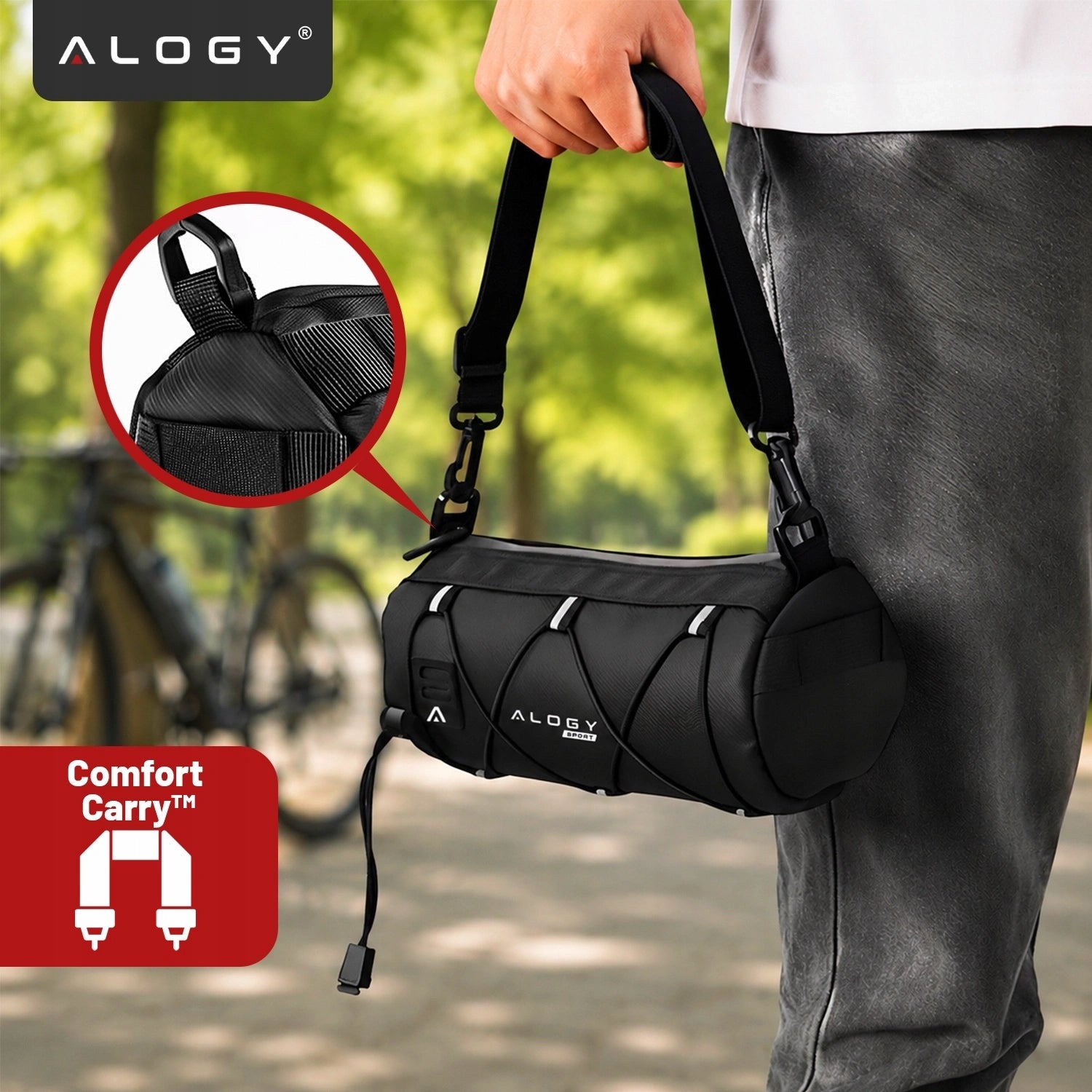 Bicycle pouch bike holder handlebar shoulder bag phone pouch Weight 154 g