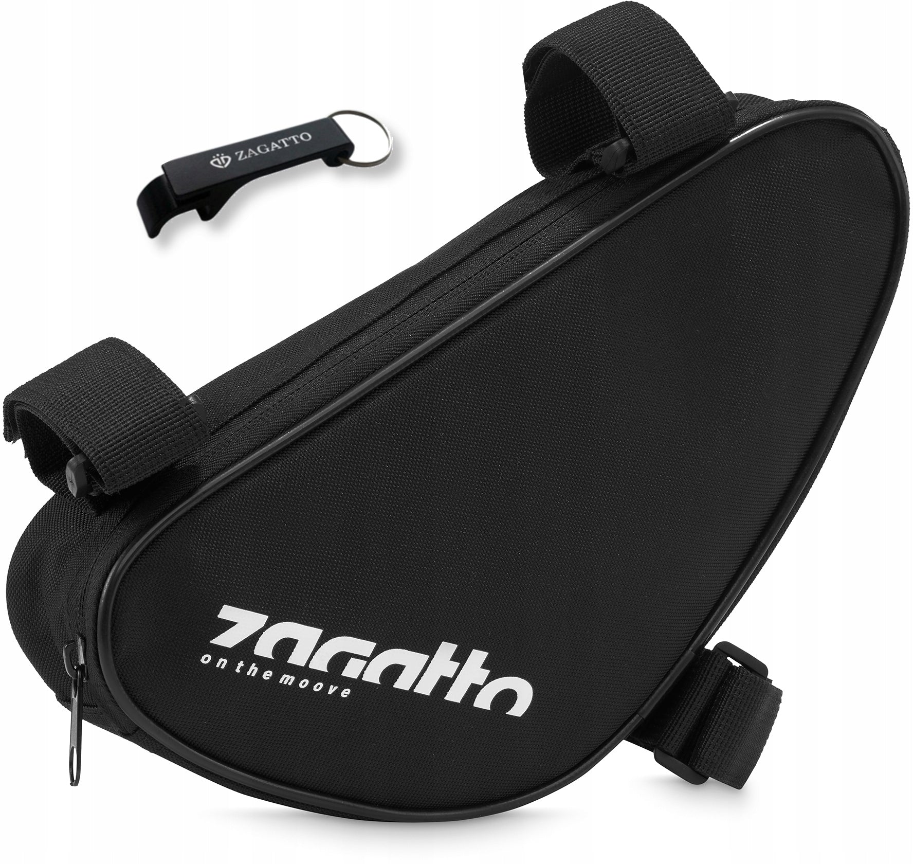 Bicycle pouch black bicycle pouch for frame 2L ZAGATTO Color black